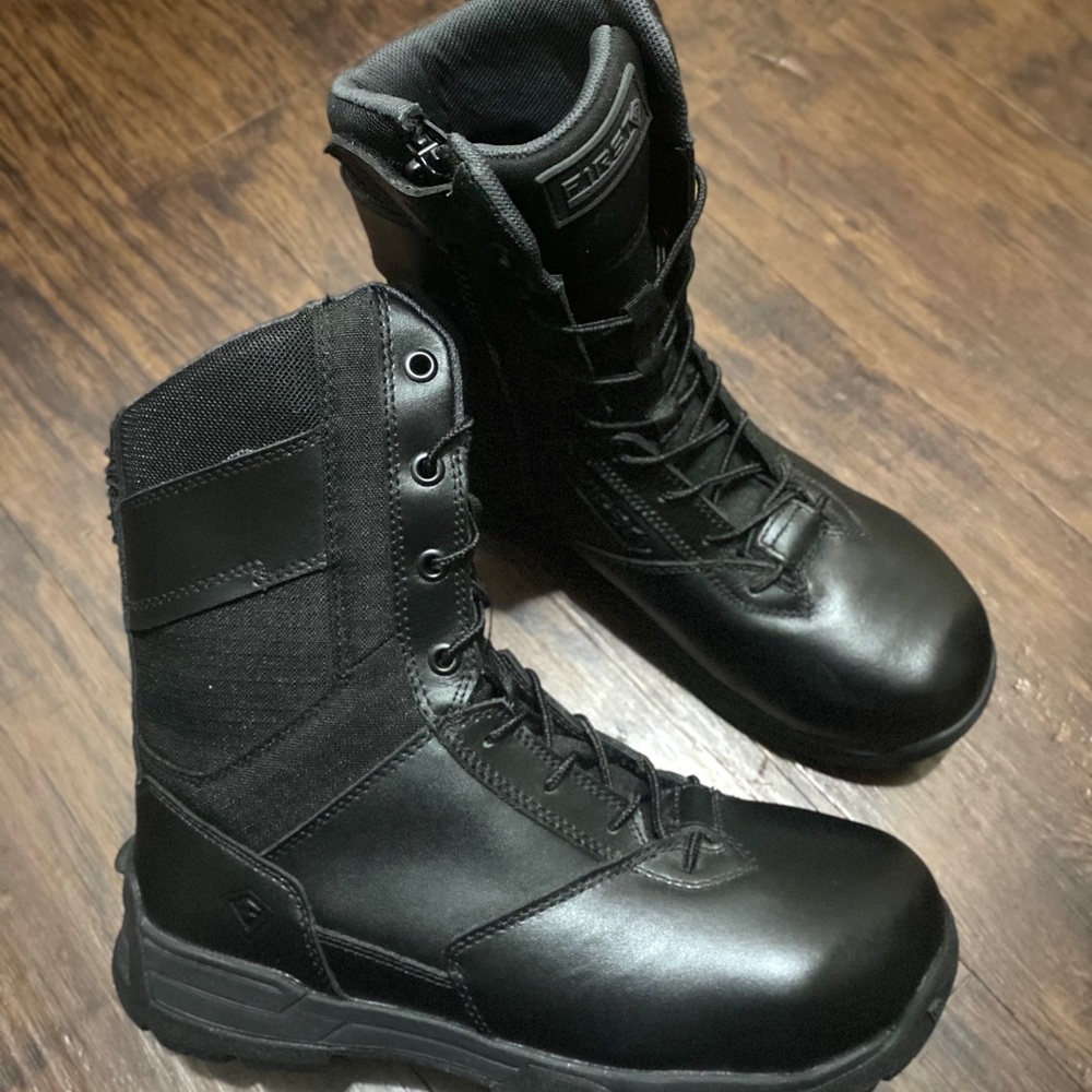 NEW size 7.5 Mens First Tactical boots black high